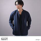 ネイビー | ブルゾン メンズ ジャケット | LUXSTYLE