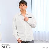 ホワイト | 長袖シャツ メンズ バックプリント | LUXSTYLE