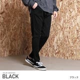 ブラック | テーパードパンツ メンズ エンボス加工 | LUXSTYLE