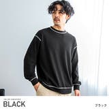 ブラック | トレーナー メンズ ビッグシルエット | LUXSTYLE