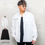 長袖シャツ メンズ ロゴ | LUXSTYLE | 詳細画像1