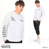 ホワイト | ロンT メンズ 長袖Tシャツ | LUXSTYLE