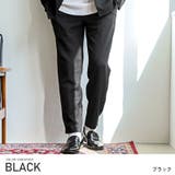 ブラック | テーパードパンツ メンズ アンクル丈 | LUXSTYLE