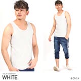 ホワイト | タンクトップ メンズ ノースリーブ | LUXSTYLE
