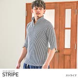 ストライプ | ポロシャツ メンズ 5分袖 | LUXSTYLE