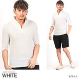 ホワイト | ポロシャツ メンズ 5分袖 | LUXSTYLE