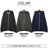 パーカー メンズ ジップ | LUXSTYLE | 詳細画像2