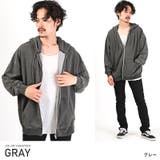 グレー | パーカー メンズ ジップ | LUXSTYLE