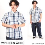 ウィンドペンホワイト | 半袖シャツ メンズ チェック柄 | LUXSTYLE