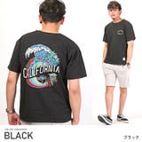 ブラック | メンズTシャツ 半袖Tシャツ パームツリー | LUXSTYLE