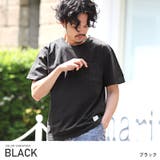 ブラック | 【胸ポケットワンポイント刺繍Tシャツ】メンズTシャツ 半袖Tシャツ カットソー | LUXSTYLE