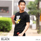 ブラック | 【Hollywood rich &(ハリウッドリッチ)ペイントパンクベアプリント… | LUXSTYLE