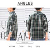 7分袖シャツ メンズ チェックシャツ | LUXSTYLE | 詳細画像9