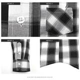 7分袖シャツ メンズ チェックシャツ | LUXSTYLE | 詳細画像11