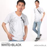 ホワイト×ブラック | メンズTシャツ 半袖Tシャツ カットソー | LUXSTYLE
