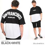 ブラック×ホワイト | Tシャツ メンズ 半袖 | LUXSTYLE