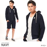 ネイビー | ※ボトムス別売り※ メンズパーカー ジップパーカー | LUXSTYLE