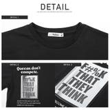 【3D加工ワッペンロゴプリントTシャツ】クルーネック フォトプリント ホワイト | LUXSTYLE | 詳細画像8 