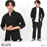ブラック | メンズシャツ カットソー 7分袖シャツ | LUXSTYLE