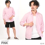 ピンク | メンズシャツ カットソー 7分袖シャツ | LUXSTYLE