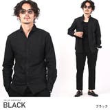 ブラック | 長袖シャツ メンズ メンズシャツ | LUXSTYLE