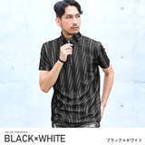 ブラック×ホワイト | ポロシャツ メンズ 半袖 | LUXSTYLE