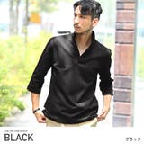 ブラック | ポロシャツ 7分袖 メンズ | LUXSTYLE