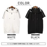 パーカー 半袖 メンズ | LUXSTYLE | 詳細画像2