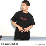 ブラック×レッド | Tシャツ メンズ レディース | LUXSTYLE