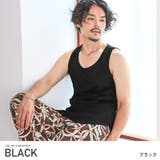 ブラック | タンクトップ メンズ ロング丈 | LUXSTYLE