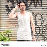 ホワイト | タンクトップ メンズ ノースリーブ | LUXSTYLE
