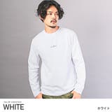 ホワイト | ロンT メンズ 長袖Tシャツ | LUXSTYLE
