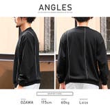 メンズトレーナー クルーネック ステッチ加工 | LUXSTYLE | 詳細画像7