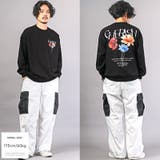 メンズトレーナー フォトプリント ドロップショルダー | LUXSTYLE | 詳細画像8