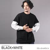ブラック×ホワイト | トップス カットソー ポケット | LUXSTYLE