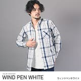 ウィンドペンホワイト | メンズシャツ 胸ポケット ウィンドペン | LUXSTYLE