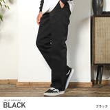ブラック | 【カラーツイルバギーパンツ】メンズパンツ イージー ロングパンツ | LUXSTYLE