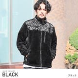 ブラック | ボアジャケット メンズ ジップブルゾン | LUXSTYLE