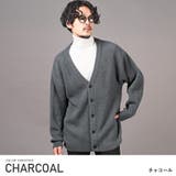 チャコール | カーディガン メンズ ニット | LUXSTYLE