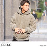 グレージュ | ファージャケット メンズ ブルゾン | LUXSTYLE