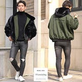 ファーブルゾン メンズ フェイクファー | LUXSTYLE | 詳細画像8