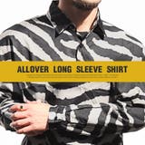 長袖シャツ メンズ 総柄 | LUXSTYLE | 詳細画像9