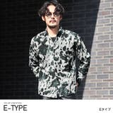 E | 長袖シャツ メンズ 総柄 | LUXSTYLE