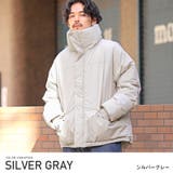 シルバーグレー | 中綿ジャケット メンズ ブルゾン | LUXSTYLE