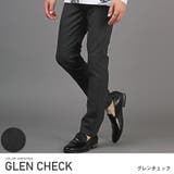 グレンチェック | スリムパンツ メンズ ストレッチパンツ | LUXSTYLE
