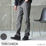 シンチェック | スリムパンツ メンズ ストレッチパンツ | LUXSTYLE