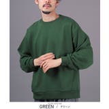 グリーン | トレーナー メンズ ビッグシルエット | LUXSTYLE