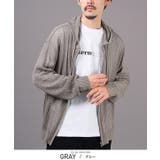 グレー | パーカー メンズ ジップアップ | LUXSTYLE
