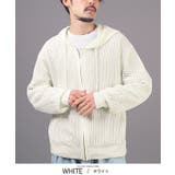ホワイト | パーカー メンズ ジップアップ | LUXSTYLE