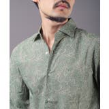 長袖シャツ メンズ ホリゾンタルカラー | LUXSTYLE | 詳細画像4